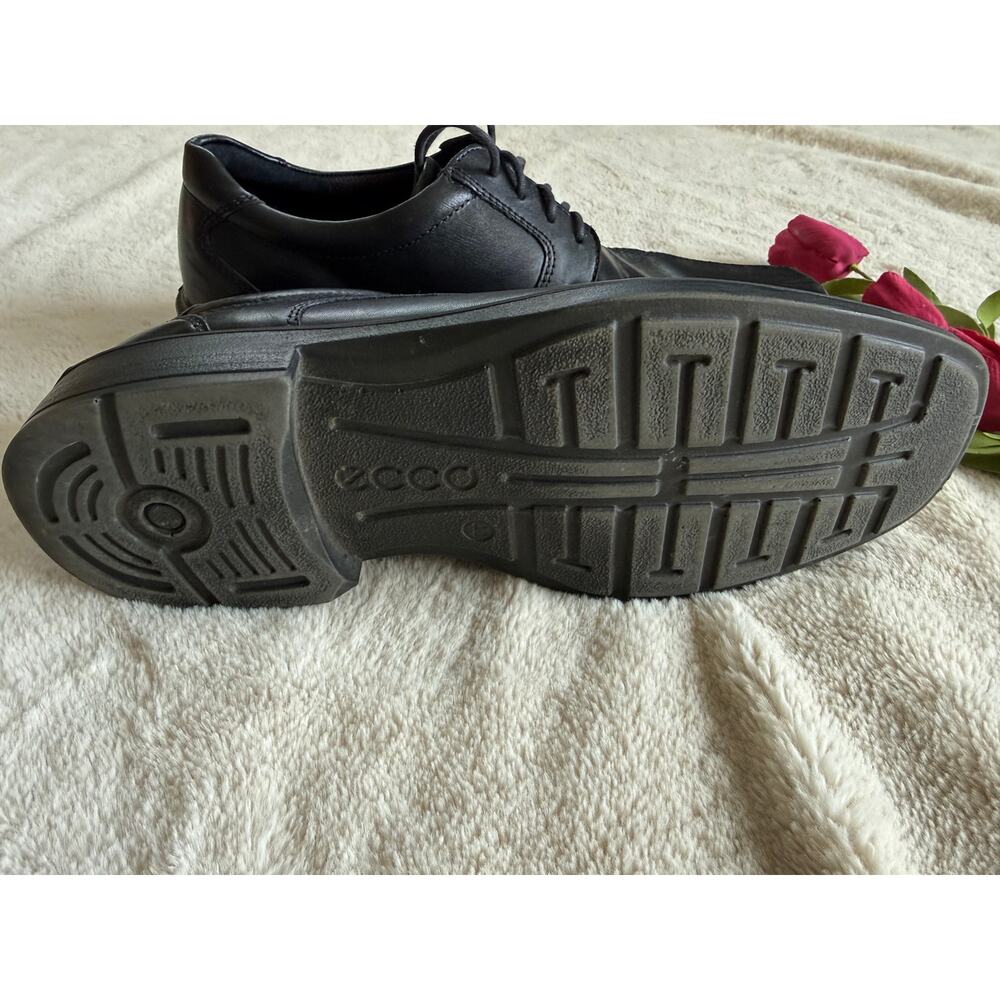 ECCO Mens Size 10 Leather Dress Shoes - Picture 5 of 7